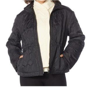 MarlaWynne Reversible Quilted Jacket 770-827 Black Small